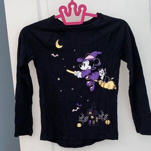 Disney Black and Purple Halloween Long Sleeve Tee